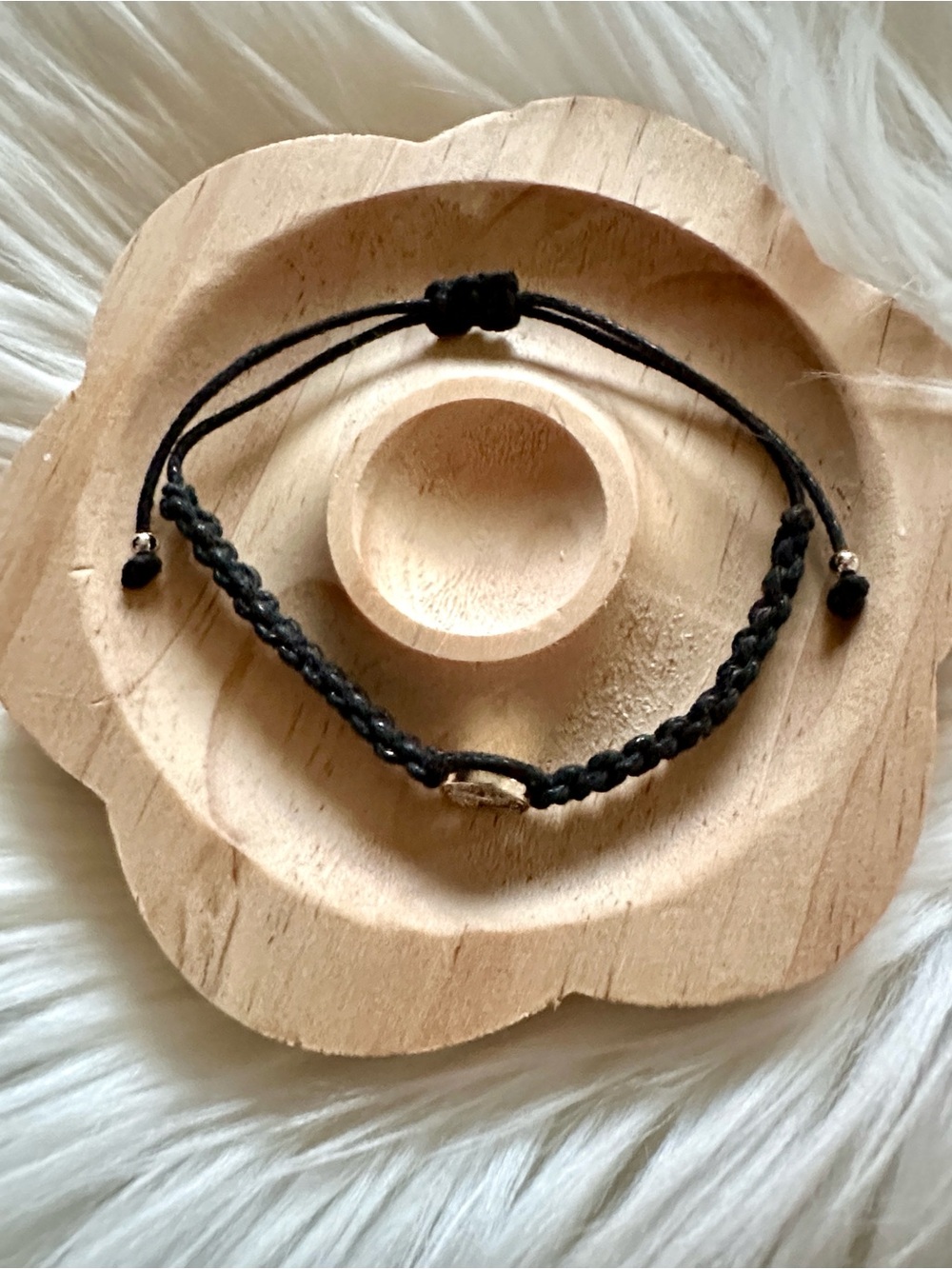 Handmade Black Braided Adjustable Bracelet with St. Benedict Medal